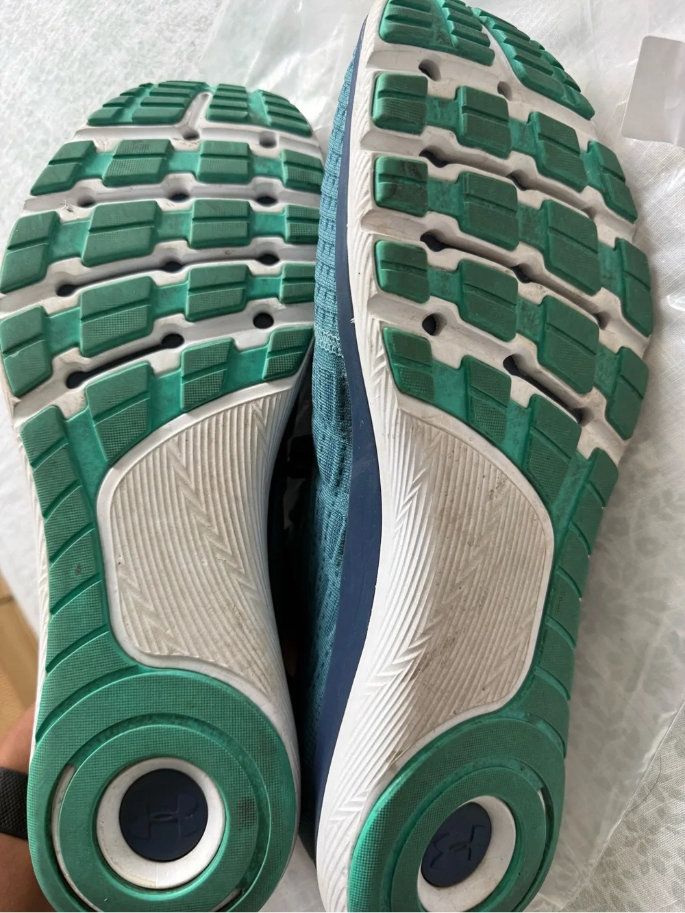 Under Armour Teal Athletic Lace-Up Trainers